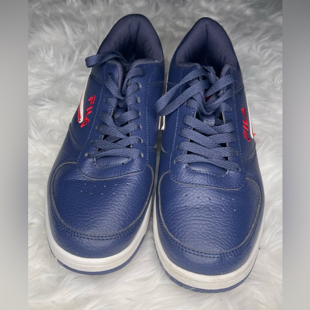 Fila Navy and Red Women's Sneakers - Picture 2 of 6
